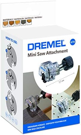 670 Mini Testere Bağlantı Parçası, Ahşapta 6,4 mm Kesme Derinliği - Görsel 3