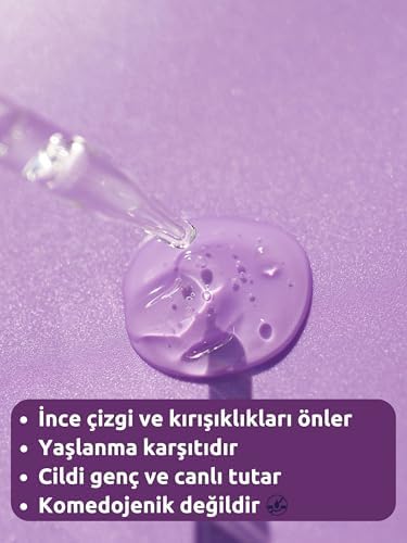 Alternative view of The Vivia Kırışıklık, Ince Çizgi Ve Yaşlanma Karşıtı Retinol Serum Askorbik Asit, Retinol, Seramid 30 ml