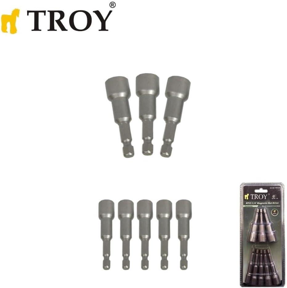 Alternative view of T 26133, Mıknatıslı Lokma Adaptör Seti, 8 Parça, Gri