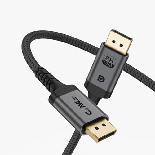 Alternative view of 8K UHD DisplayPort v1.4 32.4 Gbps / 24K /Alüminyum Gövdeli 8K 60Hz-4K 120Hz-2K 240HZ-FHD 240Hz Destekli G-Sync & FreeSync 2 Metre Premium DisplayPort Kablo (C-DPP-B1)