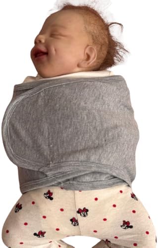 Bebek Kundak Kemer Ayarlanabilir Ergonomik Yenidoğan Yarım Kundak (Gri)