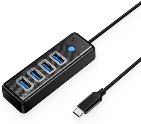 Alternative view of Type-C to USB-A 3.0 4 Portlu Ultra Slim USB Çoklayıcı Hub Siyah