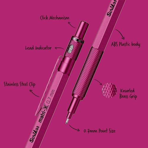 Alternative view of Office Matri-X Versatil 0.7 Mm Metalik Pembe Şeffaf Amb.