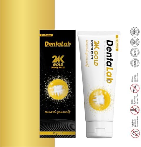 Dentalab 24k Altın Parçacıklar Içeren Diş Macunu 75 G