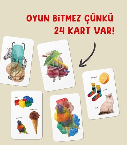 Alternative view of Bak Bak Saklambaç: Dikkati Geliştiren Oyun Kartları