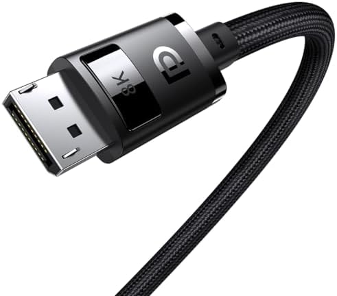 Definition Serisi DP 8K to DP 8K Adaptör Kablo, 2m, Siyah