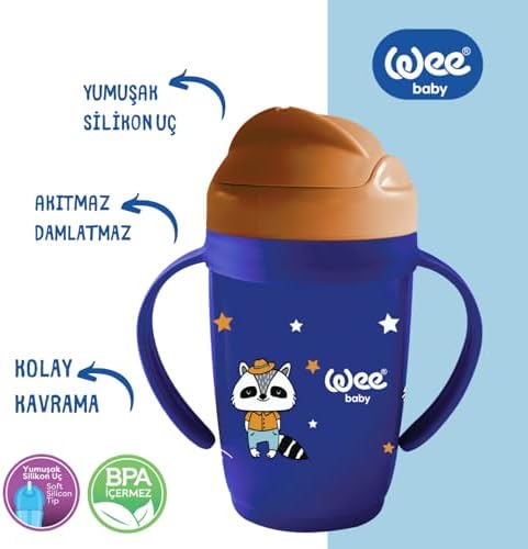 Alternative view of Wee Baby Friends Pipetli Bardak 265 Ml - Lacivert