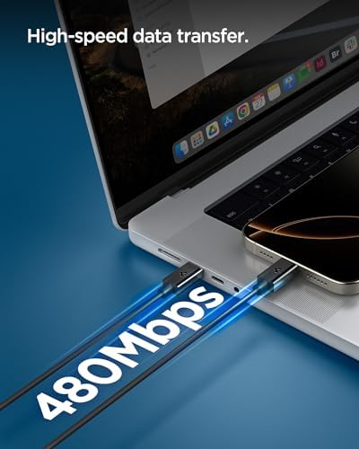 USB-C to USB-C 1 Metre Kablo 60W Güç/PPS 2.0 Desteği Super Hızlı Şarj / 480 Mbps Data Aktarım Hızı Type-C Ekstra Dayanıklı - ACA08718