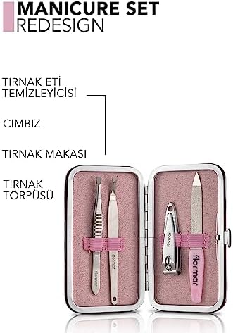 4'lü (Tırnak Makası + Törpü + + Cımbız) Manikür Seti