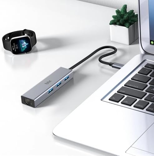 Alternative view of BXC06HB Type-C'den 3 Bağlantı Noktalı Gigabit Ethernet USB 3.2 Hub