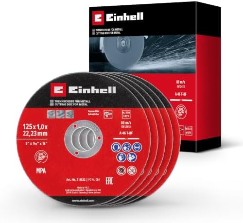 İnox kesici disk 125x1,0 mm 5 adet - 49711522 - Görsel 3