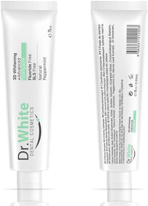 Dr.White 3D Whitening + Advanced Diş Macunu 75ml