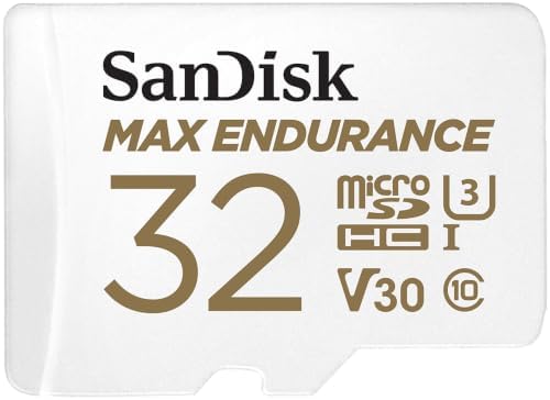 Max Endurance MicroSDHC 32GB SD Adapter For Security Cameras & Dashcams, Up To 15,000 Hours, Full HD / 4K Videos, Extreme Endurance, Up To 100/40 MB/s Read/Write Speeds, C10, U3, V30 - Görsel 3
