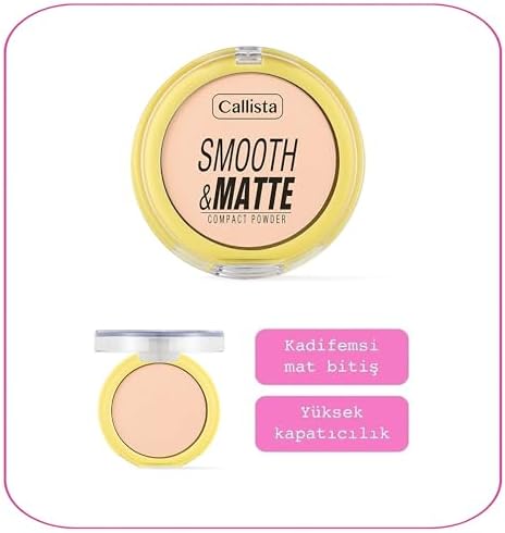 Callista Smooth & Compact Powder Mat Bitişli Toz Pudra - 32 Warm Sand