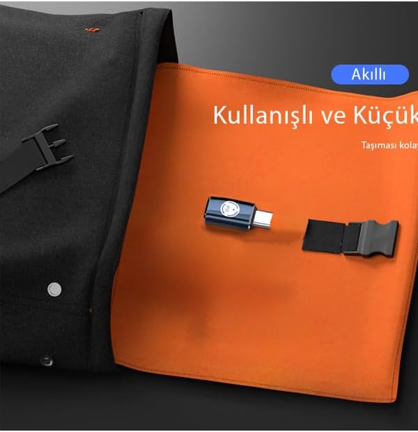 35W Type C to Lightning 15 Max Pro Plus Yuva Çevirici Hızlı Şarj Aktarımı OTG Dönüştürücü Koyu Mavi OTGTM (OTGTM-O) - Görsel 3
