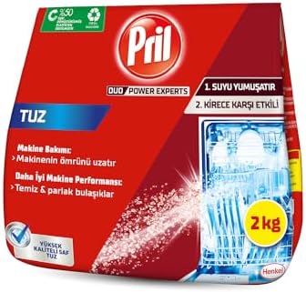 Power Experts Kirece Karşı Etkili Bulaşık Makinesi Tuzu 1 x 2000 g, Makine Tuzu