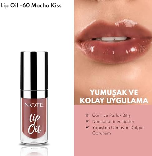 Alternative view of Lip Oil 60 Mocha Kiss Nemlendirici ve Parlatıcı Dudak Bakım Yağı, Kahverengi
