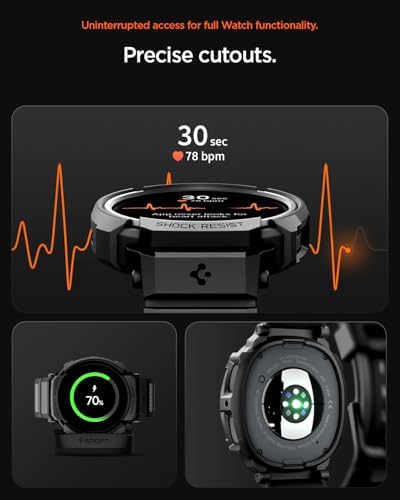 Galaxy 8 (40mm) ile Uyumlu Kılıf & Kordon Kayış Rugged Armor Pro - ACS10005
