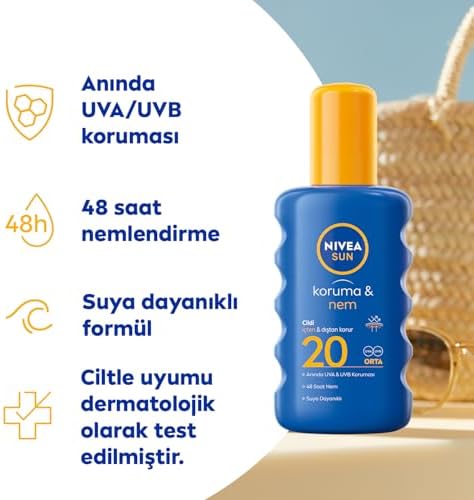 Alternative view of SUN SPF20 Güneş Koruyucu Vücut Spreyi, Anında UVA Koruması, 48 Saat Nemlendirici, Suya Dayanıklı