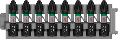 Professional Accessories 8tlg. Schrauber Bit Set Kreuzschlitz (Impact Control, PZ2 Bits, Länge 25 mm, Pick and Click) - Görsel 2