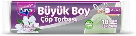Alternative view of Büzgülü Yasemin Kokulu Büyük Boy Çöp Torbası 10'lu