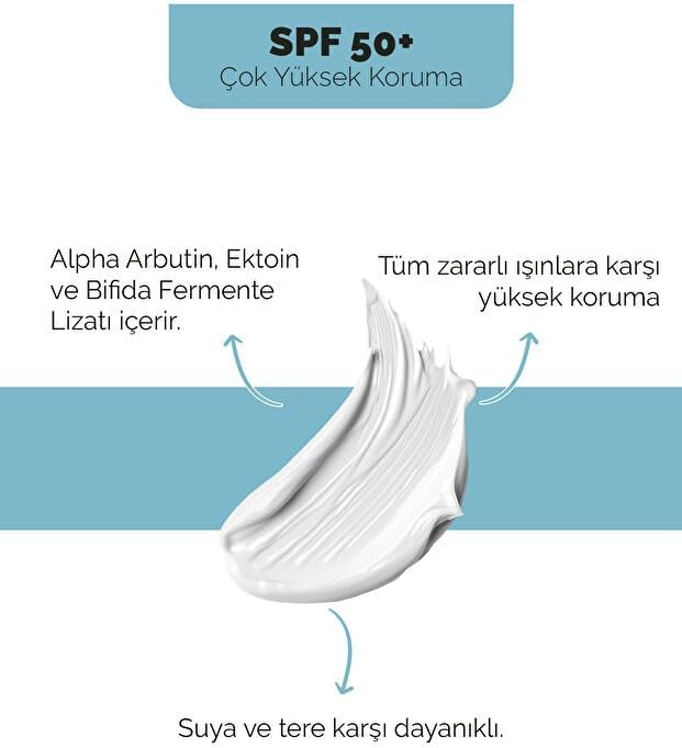 Alternative view of Facelab Alpha Arbutin İçerikli SPF 50 ve Mavi Işık Güneş Koruması Blue Light Sun Protection 50 ml