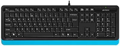 A4Tech FK10 Q USB Türkçe FN-MULTİMEDYA Siyah/Mavi Klavye