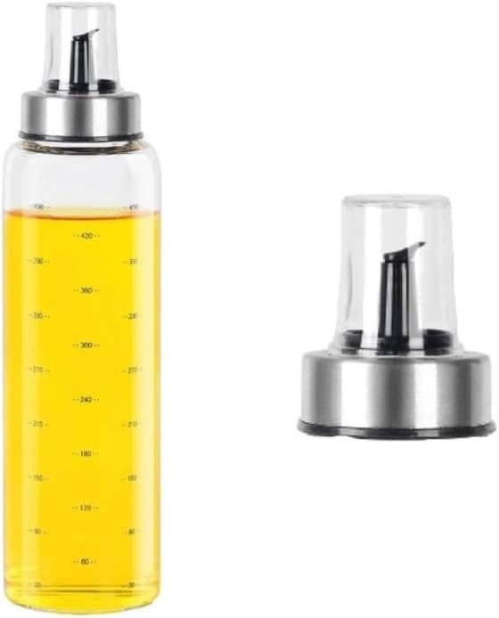 Olivia 500 ml Borosilikatlı Akıtmaz Cam Yağlık