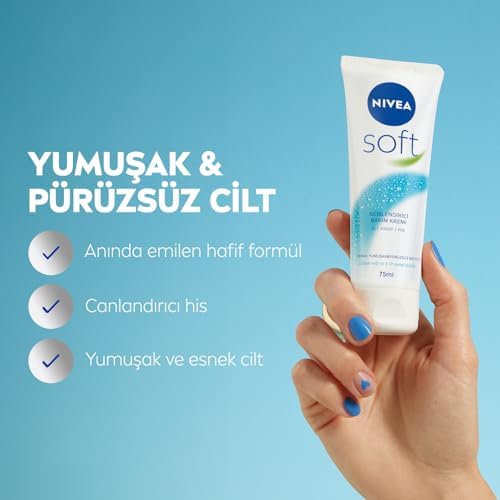Alternative view of Soft Krem 75 ml, Nemlendirici Bakım Kremi, Yüz, Vücut, El, Jojoba Yağı ve E Vitamini ile Cilt Bakımı, Anında Emilen Hafif Formül, Tüm Ciltler için