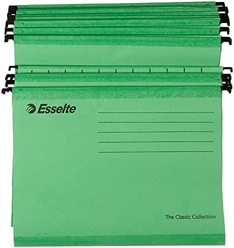 Alternative view of Esselte Klasik Askılı Dosya, A4, Yeşil, 25'Li Paket, Sekmeler Dahil, 90318