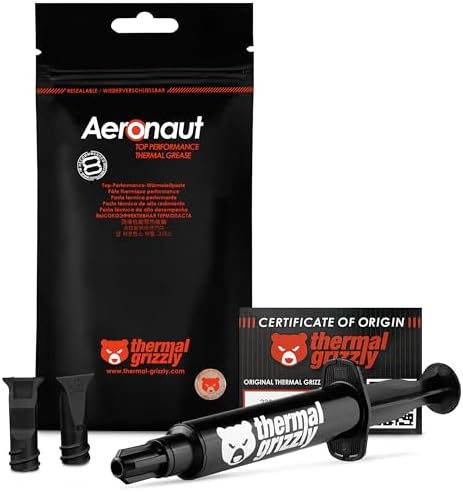 Alternative view of - Aeronaut - Yüksek Kaliteli Termal Macun - Tüm CPU ve Grafik Kartı Soğutucuları İçin Soğutma ve Sessiz Soğutucu Bağlantısı (7,8 gram)