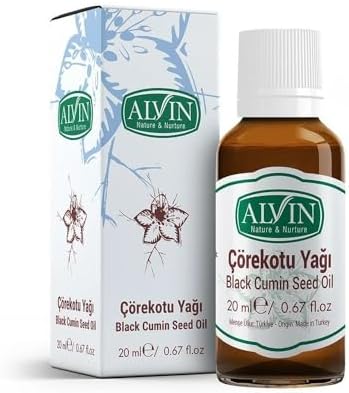 Alternative view of Alvin Çörekotu Yağı, Soğuk Sıkım, Doğal, Yüksek Timokinon, 50 ml