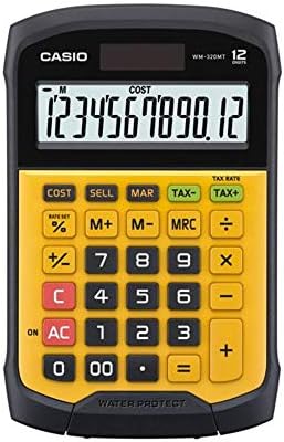 Cassida CASIO WM-320MT-S-DC Casio Suya ve Toza Dayanıklı Hesap Makinesi