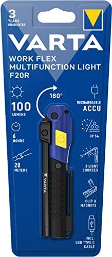 Alternative view of Varta WORK FLEX Multifunction Light F20R (Şarjlı)
