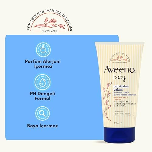 Baby Rahatlatıcı Bakım Kuru ve Hassas Ciltler için Emollient Cream 150 ml