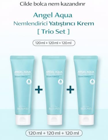 Alternative view of Aqua Moisture Cream Nemlendirici Yüz Kremi Hyaluronik Asit Panthenol 3x120 ml