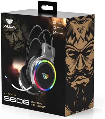 Alternative view of Aula S608 3.5mm + USB-A Gaming Oyuncu Kulaklığı