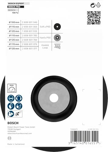 Professional Zımpara diski 125 mm, 1 adet - Görsel 3