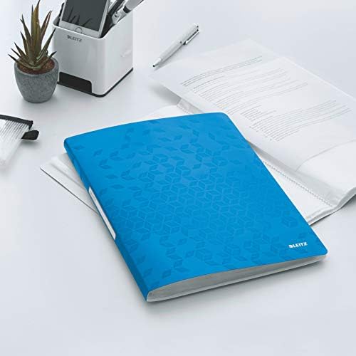 Alternative view of A4 Sunum Dosyası, Metalik Mavi, 20 Şeffaf Poşetli, 40 A4 Sayfa Kapasiteli, 46310036