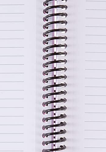 Alternative view of Spiralli Defter, 100 Yaprak, 70g Kağıt, A4, Çizgili, 500 Mikron PP Kapak, Dayanıklı ve Çevre Dostu, Asorti Renkler