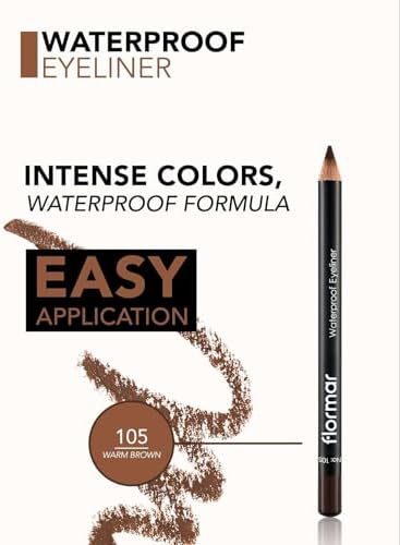 Alternative view of Suya Dayanıklı Mat Göz Kalemi (KAHVE) - Waterproof Eyeliner - 105 Warm Brown - 8690604109050