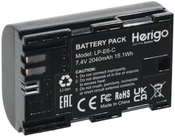 Alternative view of LP-E6-C 2040mAh Type-C Şarjlı Batarya (LP-E6 Uyumlu)