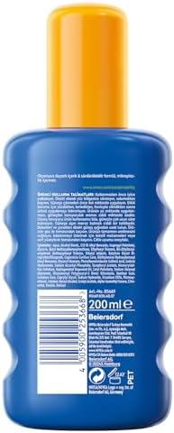 SUN SPF50+Yüksek Güneş Koruyucu 200 ml,Suya Dayanıklı,Nemlendirici,C Vitamini,Hyalüron