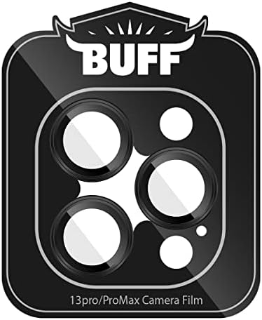 Buff 13 Pro / 13 Pro Max Screen Protector 9H Safir Cam Kamera Metal Lens Koruyucu Siyah, Buff Labs - Görsel 2