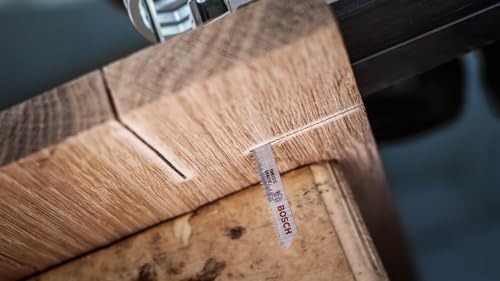 Professional 5 x dekupaj testere bıçağı T 101 AIF Clean sert ahşap için (sert ahşap, düz kesim, dekupaj testeresi aksesuarı) - Görsel 3
