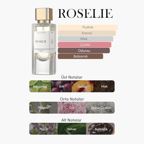 Alternative view of Roselie EDP Kadın Parfüm 50 ml | Kremsi-Misk-Pudramsı | Şeftali, Beyaz Çiçek, Paçuli