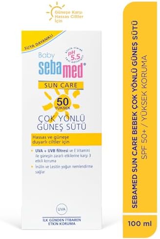 UVA - UVB Filtresi ve E Vitamini Etkili Çok Yönlü Koruyucu Çocuk Güneş Sütü 50 SPF 100 ml