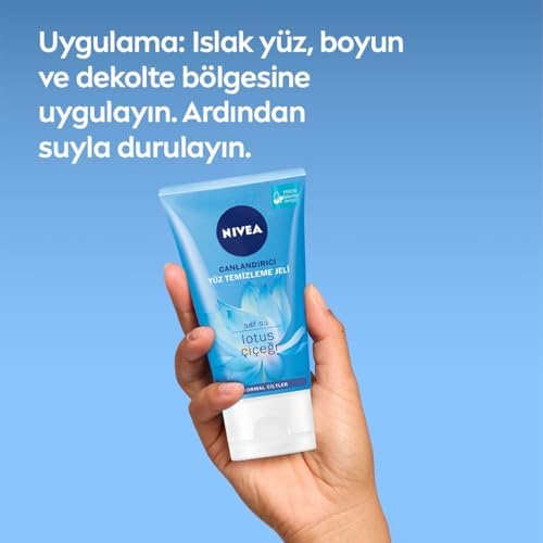 Yüz Temizleme Jeli Canlandırıcı, Aloe + Hyaluronik Asit 150 ml