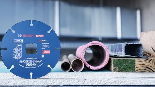 1x EXPERT Carbide Multi Wheel X-LOCK Kesici Diskler (Sert ahşap, Çivili ahşap, Plastik, Alçıpan panel, Ø 115 mm, Aksesuar Küçük Avuç Taşlama Makinesi) - Görsel 3