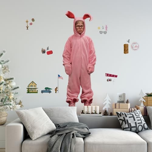 Alternative view of A Christmas Story Ralphie Bunny Suit Dev Duvar Çıkartmaları